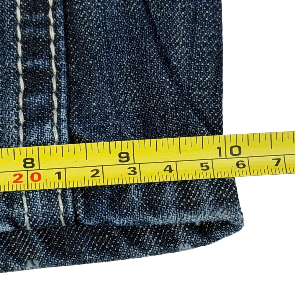 Rock & Roll Cowboy Double Barrel Relaxed Straight Jeans 38x32 Dark Wash M0S-8525 - Picture 12 of 12